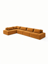 Modo 5 Piece Sectional (Classic) - Saffron