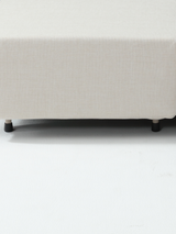 Modo 3 Seater Outdoor Sofa + 2 Ottoman - Oat with Stone Aluminum