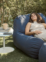 Dume Lounge Chair + Ottoman Outdoor - Navy