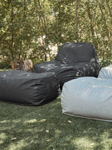 Dume Lounge Chair + Ottoman Outdoor - Graphite