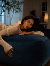 Dume Lounge Chair Velvet - Pacific