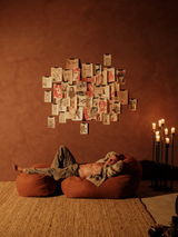 Dume Lounge Chair + Ottoman Performance Fabric - Terracotta