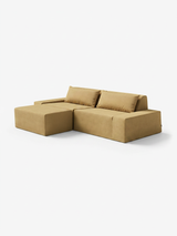 Modo 2 Piece (102") Sofa + Ottoman - Performance Fabric - Chamomile