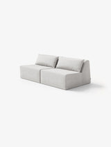 Modo Armless (80") Sofa - Performance Fabric - Natural