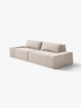 Modo 2 Piece (102") Sofa - Velvet - Marshmallow