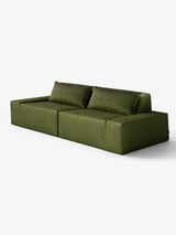 Modo 2 Piece (102") Sofa - Velvet - Moss