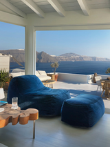 Dume Lounge Chair Velvet - Pacific