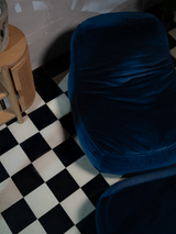 Dume Lounge Chair Velvet - Pacific