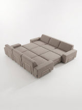 Modo Outdoor Daybed Sofa - Almond