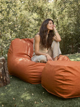 Dume Ottoman Outdoor - Ginger