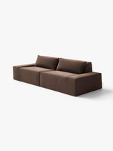 Modo 2 Piece (102") Sofa - Velvet - Portobello