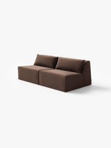 Modo Armless (80") Sofa - Velvet - Portobello