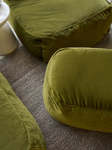 Dume Ottoman Velvet - Moss