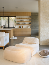 Dume Lounge Chair Velvet - Marshmallow