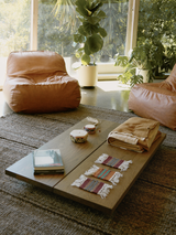 Dume Lounge Chair Vegan Leather - Saddle