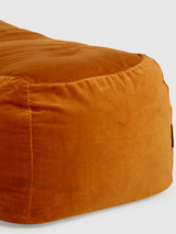 Dume Ottoman Velvet - Tangerine