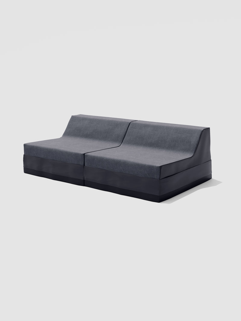 Modo Armless (80") Sofa Outdoor - Graphite