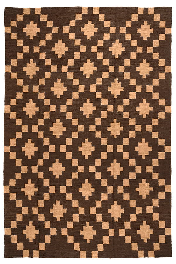 Antonia Rug Coffee & Camel | 6'6" x 9'8"