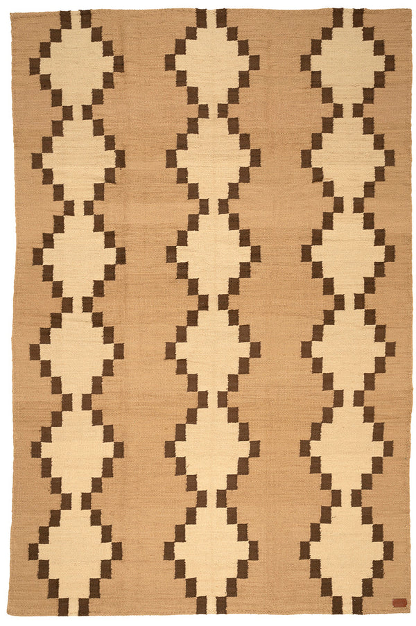 Malena Rug Camel, Bone & Coffee | 6'6" x 10'0"