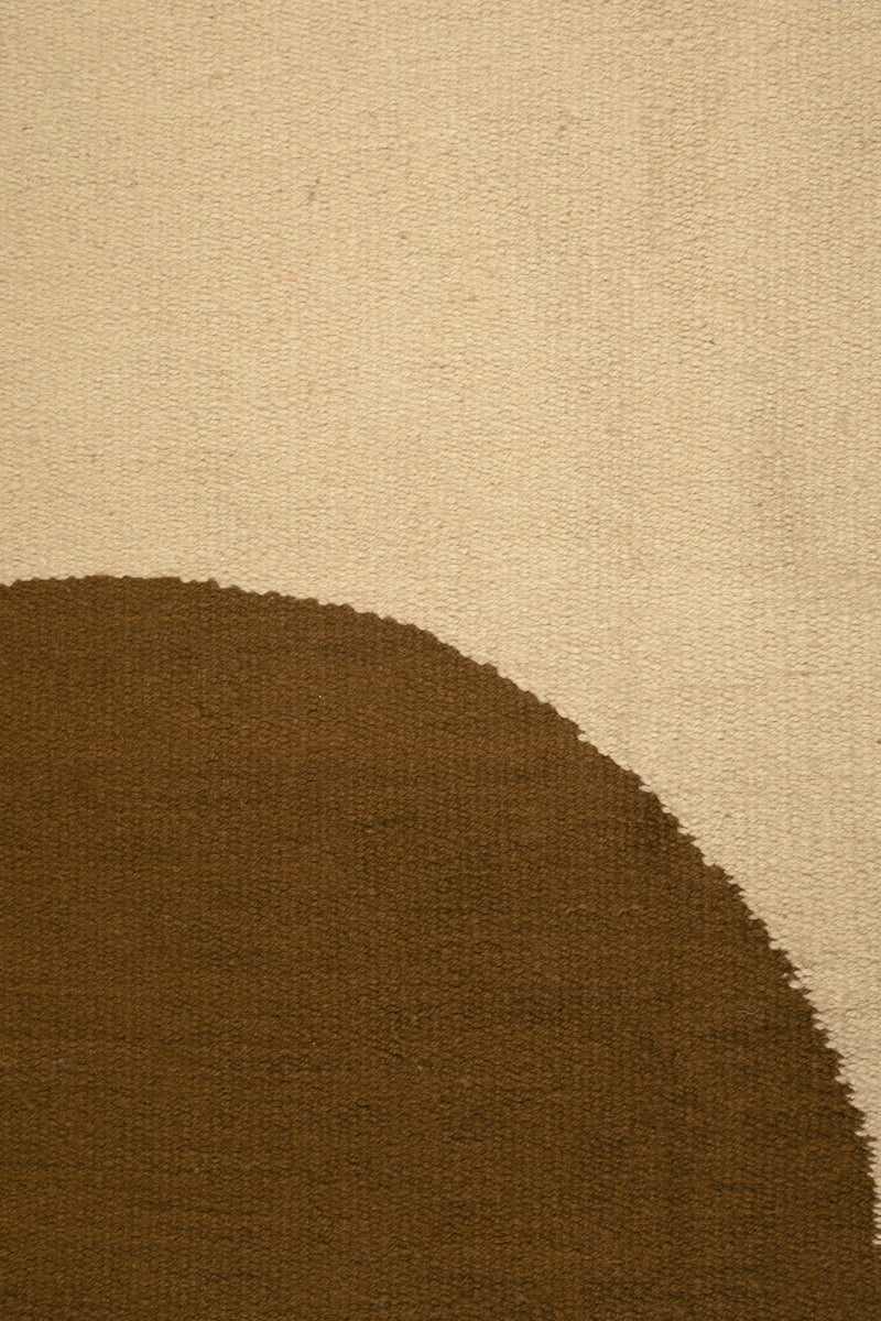 Sol Rug Bone & Chestnut | 4'6" x 6'6"