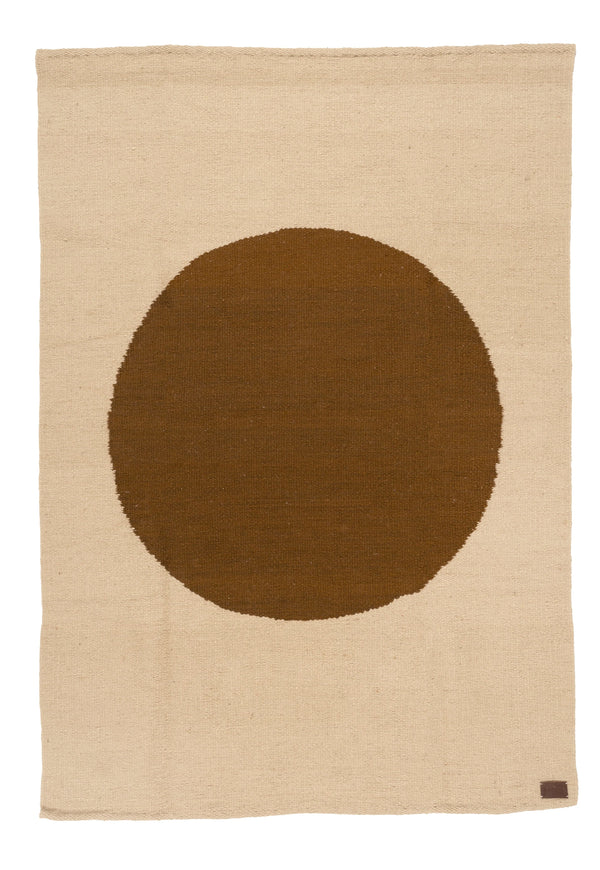 Sol Rug Bone & Chestnut | 4'6" x 6'6"