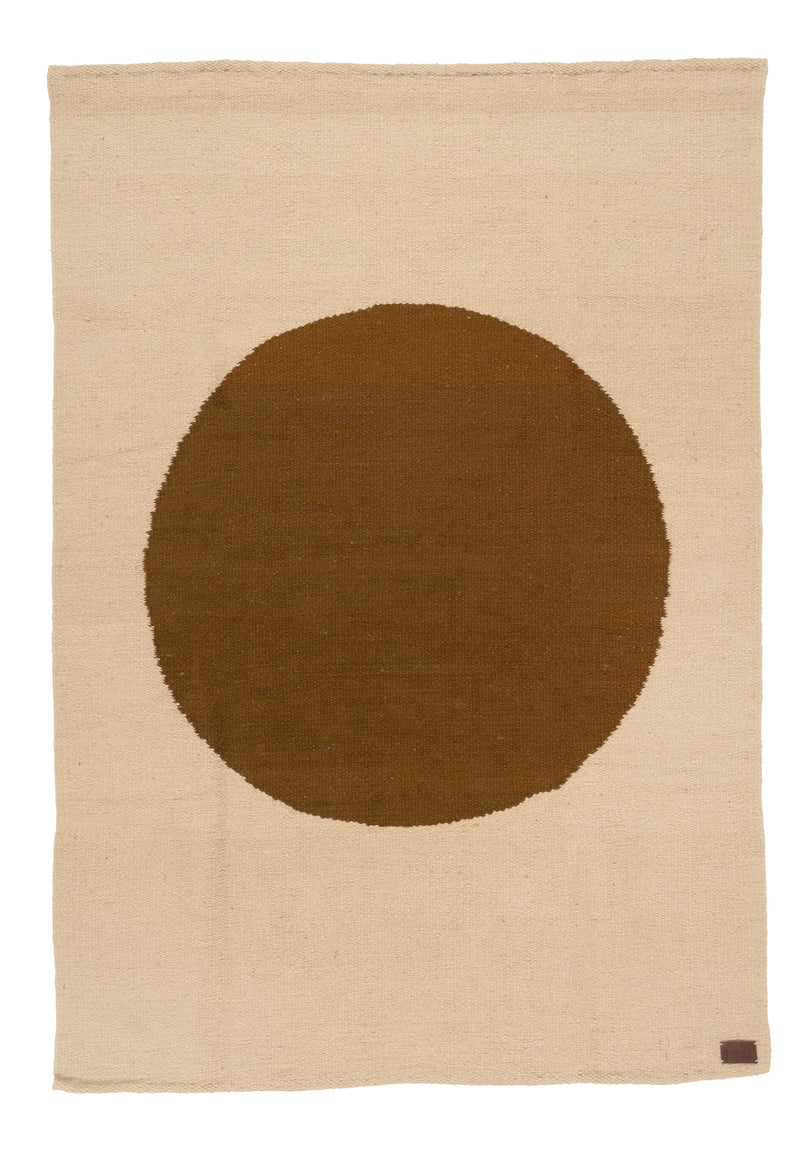 Sol Rug Bone & Chestnut | 4'6" x 6'6"