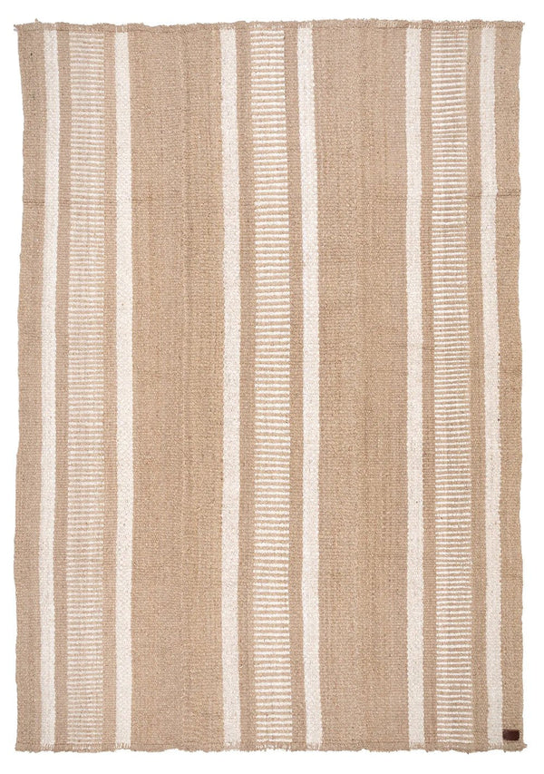 Clemencia Rug Sand & Natural White | 6'9" x 9'9"