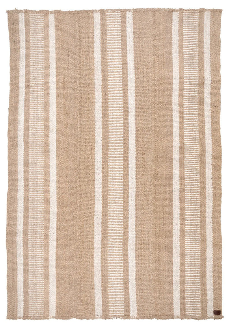 Clemencia Rug Sand & Natural White | 6'9" x 9'9"