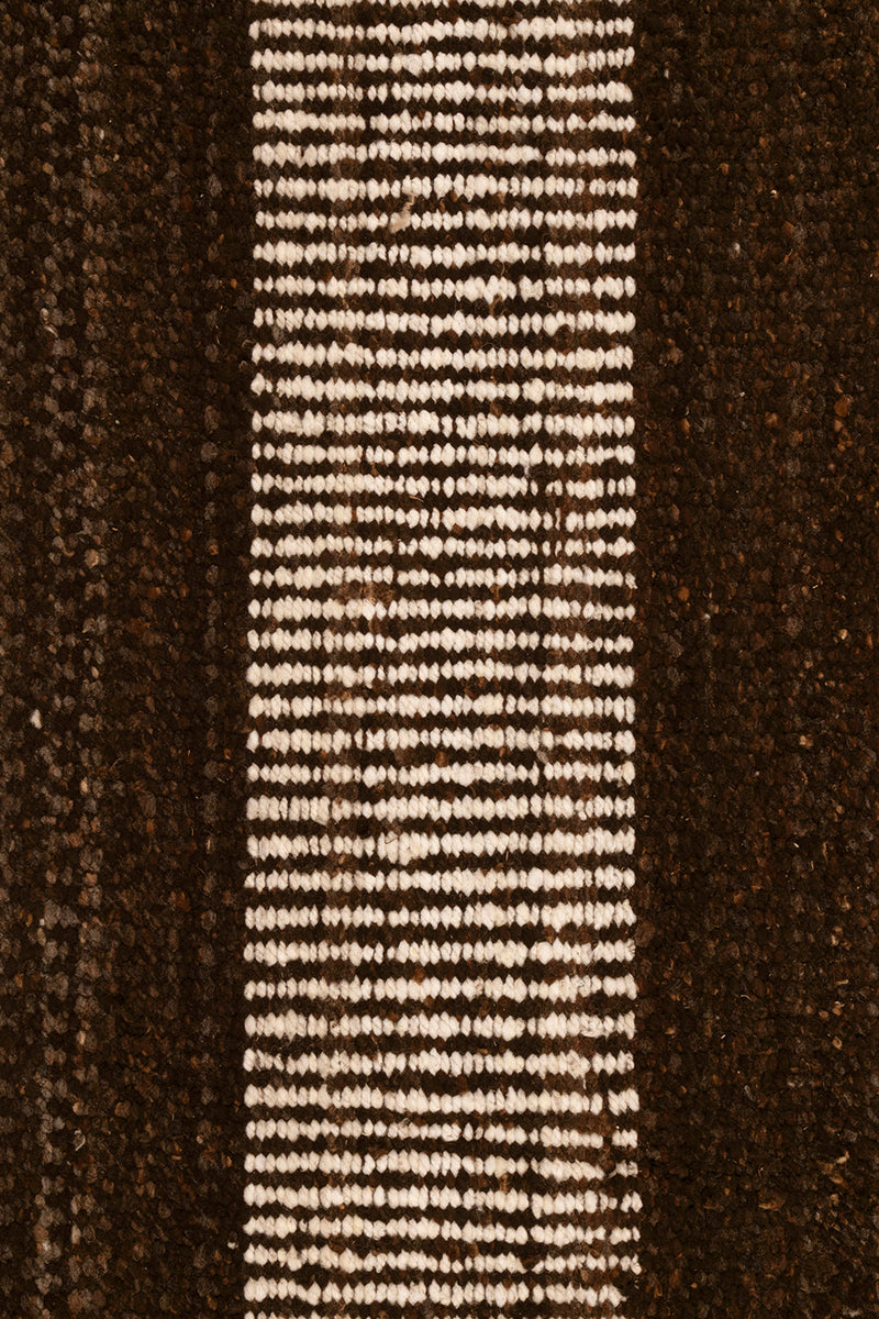 Sierra Rug Brown & Natural White | 6'8" x 8'6"