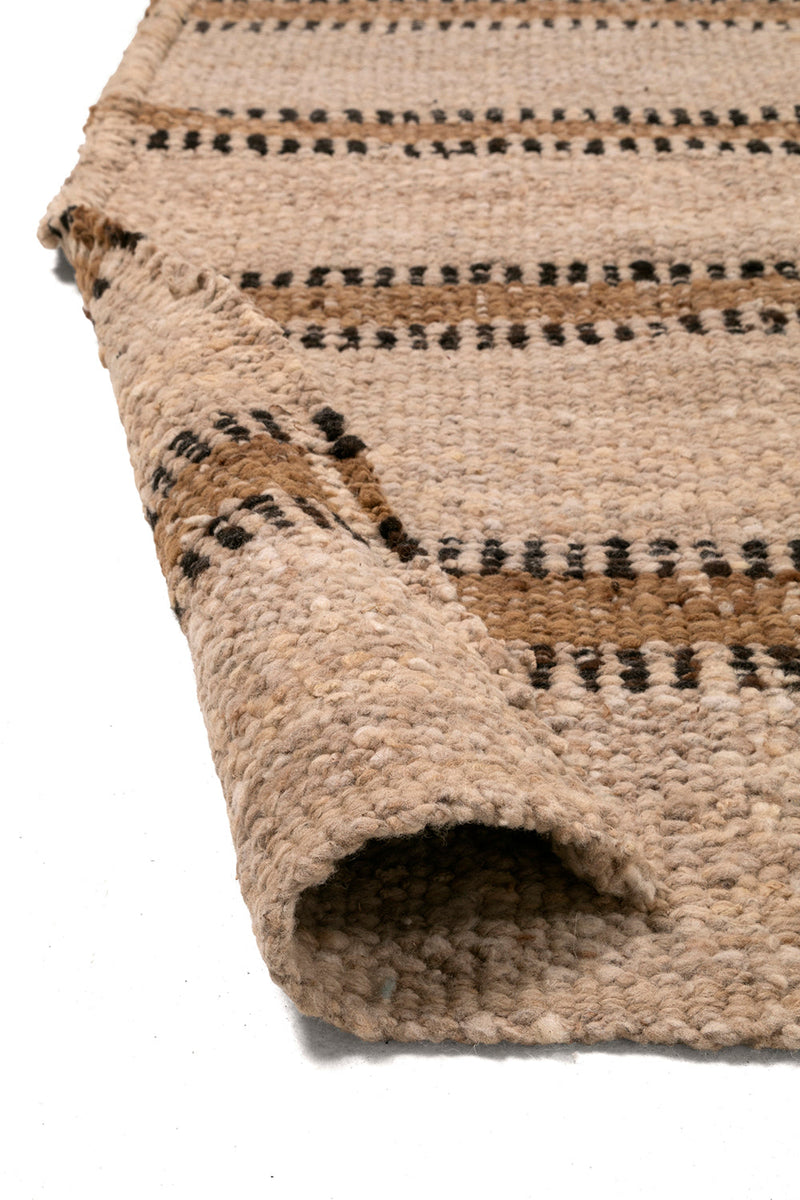 Vera Rug Sand, Brown & Latte | 6'0" x 8'10"