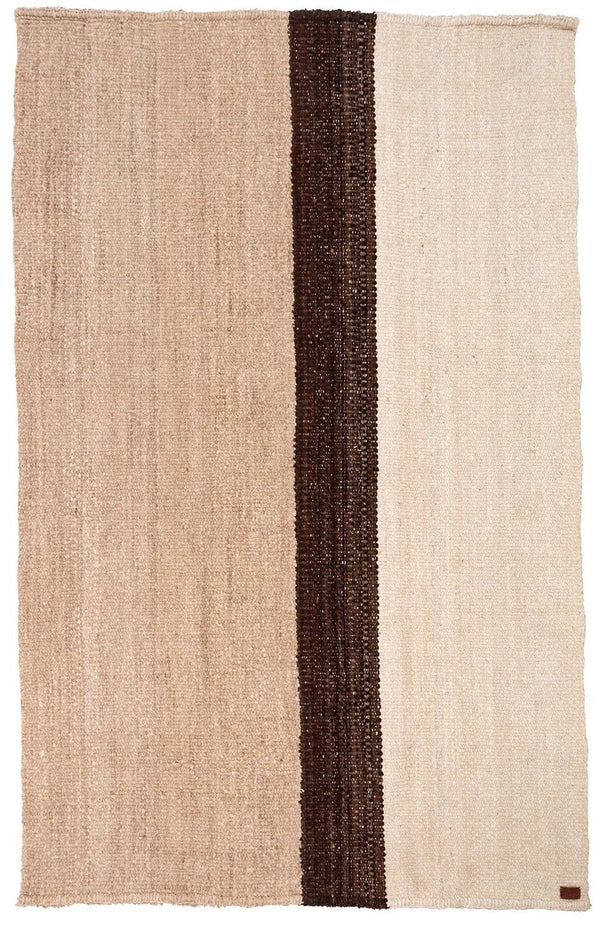 Danna Rug Sand, Brown, White | 6'3" x 9'8"