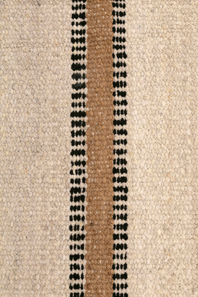 Vera Rug Natural White, Black & Latte | 8'0" x 10'0"