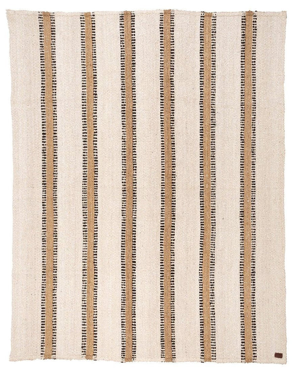 Vera Rug Natural White, Black & Latte | 8'0" x 10'0"