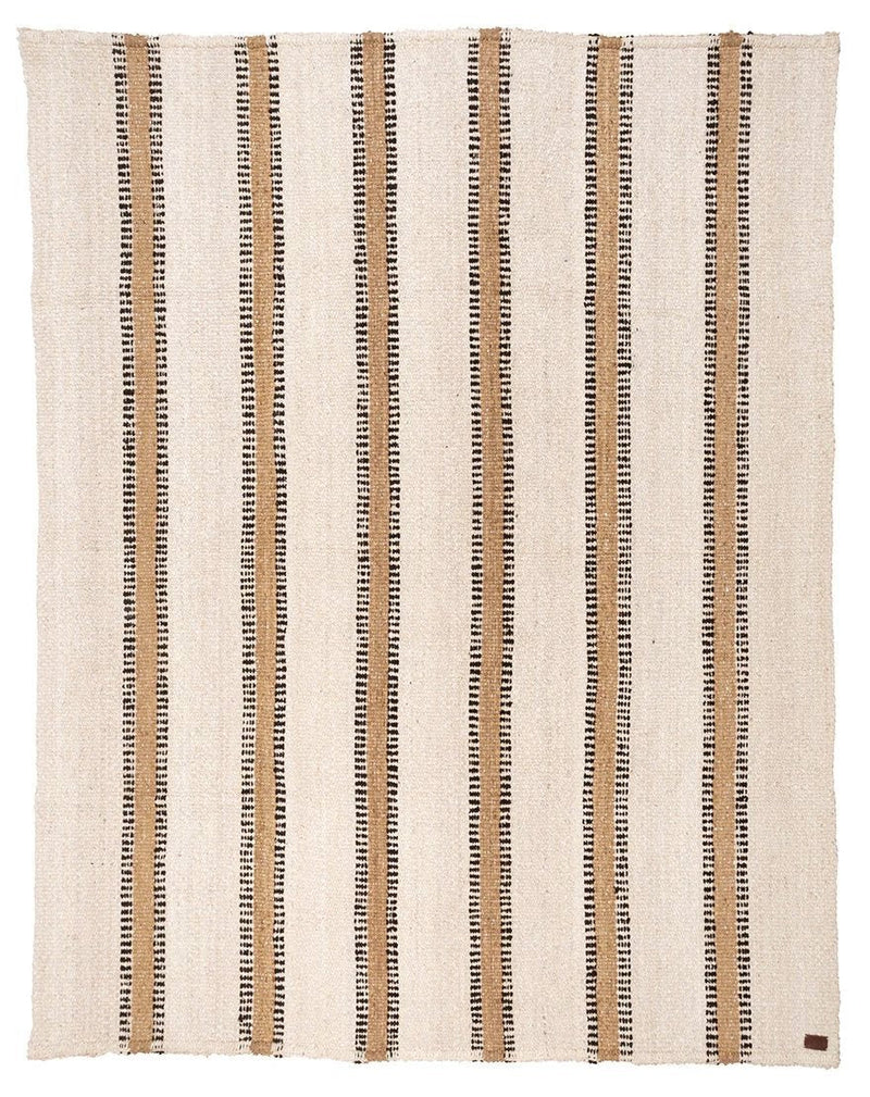 Vera Rug Natural White, Black & Latte | 8'0" x 10'0"