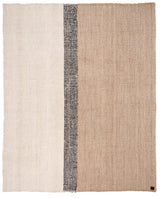 Paloma Rug Natural White, Black & Sand | 8'0" x 9'10"
