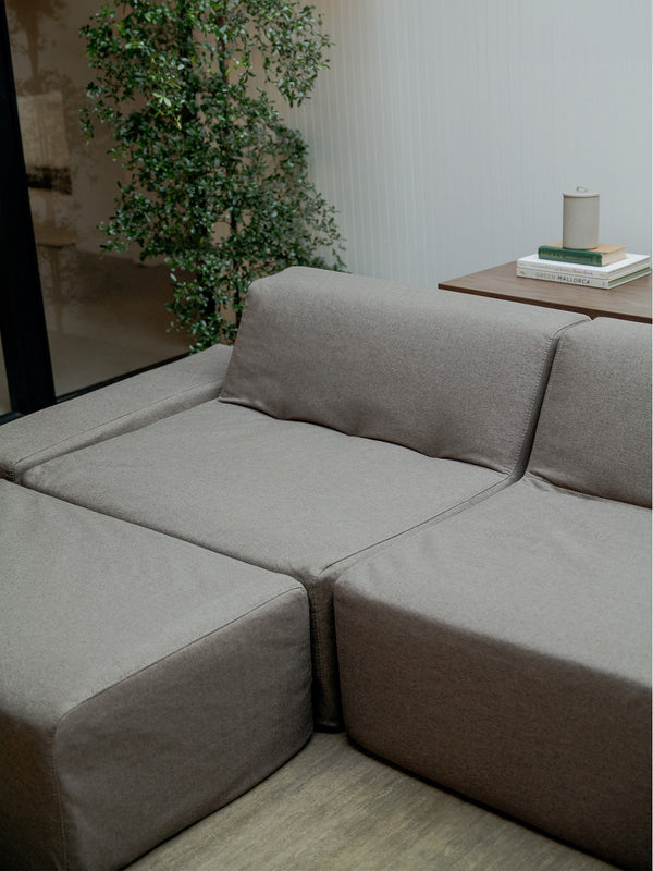 Modo 2 Piece Sofa - Performance Fabric - Mocha