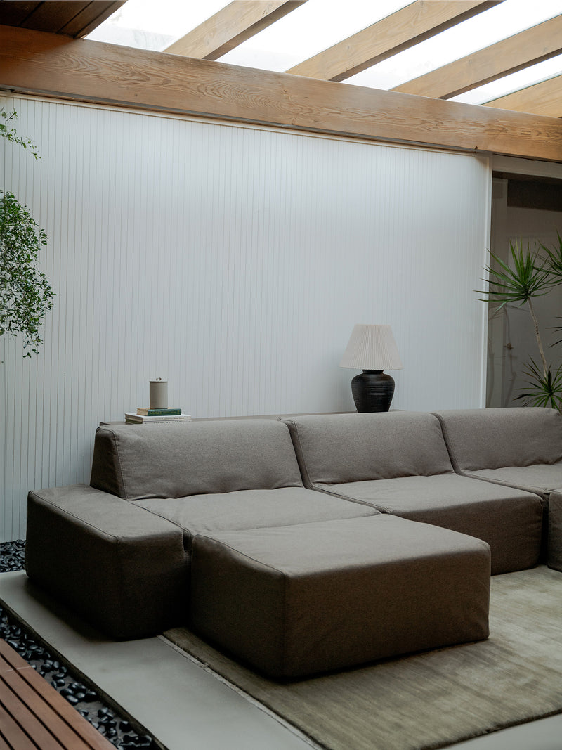 Modo 3 Piece Sofa - Performance Fabric - Mocha