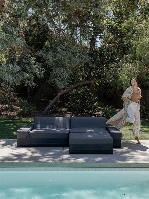 Modo 2 Piece Sofa - Outdoor - Graphite