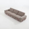 Modo 3 Seater Outdoor Sofa - Almond with Malbec Aluminum