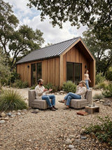 Modo Center Outdoor - Almond with Stone Aluminum