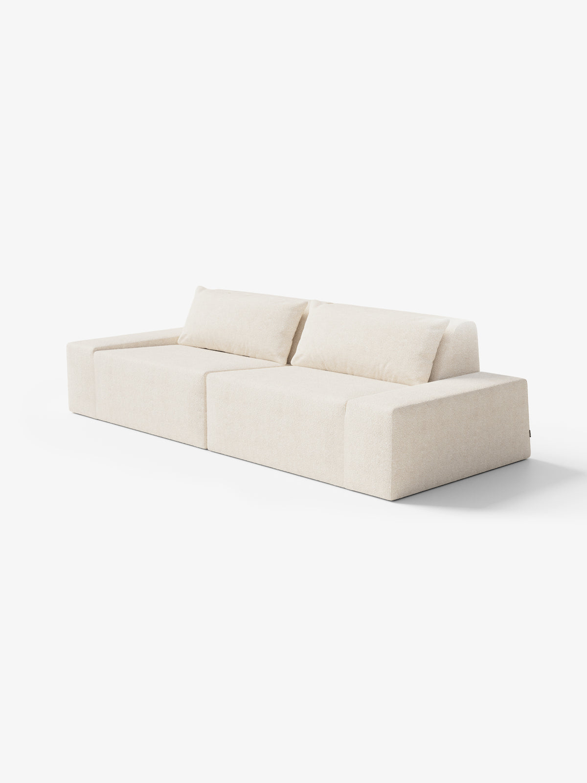 Modo 2 Piece (102") Sofa - Boucle