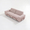 Modo 2 Seater Outdoor Sofa - Burgundy with Malbec Aluminum