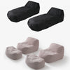 Outdoor All Weather Bundle (Set of Two) - Burgundy