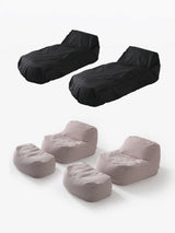 Outdoor All Weather Bundle (Set of Two) - Burgundy