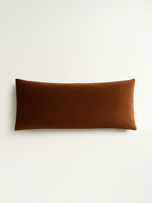 Modo King Size Pillow Covers, Cognac (Set of Two)