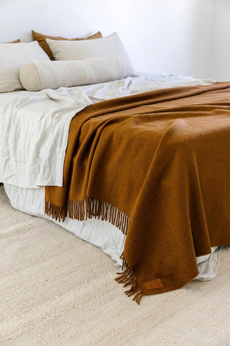 Puna Throw - Tobacco