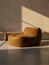 Dume Lounge Chair Velvet - Cognac