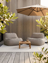 Dume Lounge Chair + Ottoman Outdoor - Almond