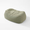 Dume Ottoman Slipcover - Aqua