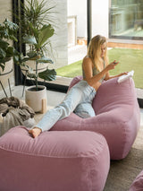 Dume Chair Slipcover - Faded Rose